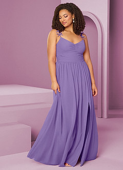 Barbie ♥ Azazie Bridesmaid Dresses Tahiti A-Line Pleated Chiffon Dress image11