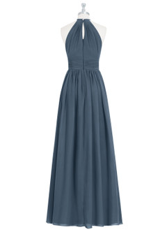 Azazie Cherish Bridesmaid Dresses Neptune A-Line Pleated Chiffon Dress image7