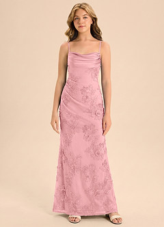 front Azazie Mia Junior Formal Dress