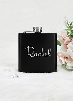 front Personalized Flasks for Groomsmen Gifts
