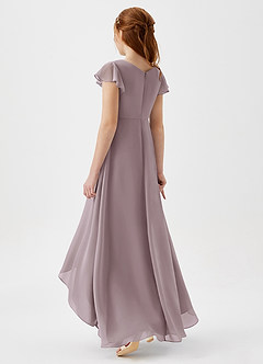Azazie Breanne Junior Dusk A-Line Chiffon Dress image3