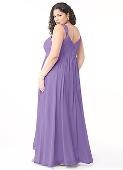 Azazie Cleobella Bridesmaid Dresses Tahiti A-Line Sweetheart Lace Chiffon Dress image11