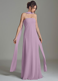 Azazie Ilana Bridesmaid Dresses Wisteria A-Line Strapless Chiffon Dress image1