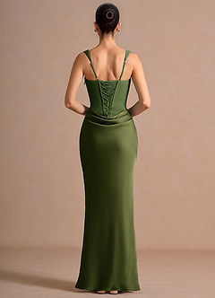 Mckenna Olive Maxi Dress image2