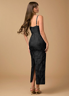 Abito Lungo Nero Odette image2