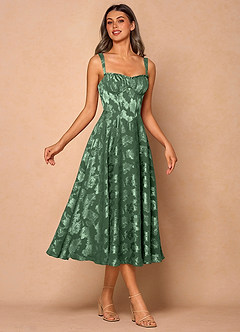 Sylvie Eucalyptus Midi Dress image5