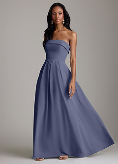 Azazie Lucienne Bridesmaid Dresses Stormy A-Line Strapless Chiffon Convertible Dress image5