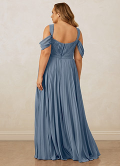 Christian Siriano Bridal for Azazie 1013 Bridesmaid Dresses Twilight A-Line Off the Shoulder Chiffon Dress image12