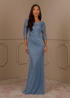 Azazie Fatemah vestidos de madre de la novia Vestido de Crepúsculo de Encaje de Sirena image1