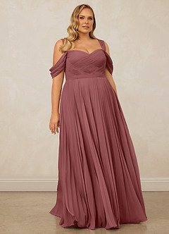 Christian Siriano Bridal for Azazie 1013 Bridesmaid Dresses Amethyst A-Line Off the Shoulder Chiffon Dress image10
