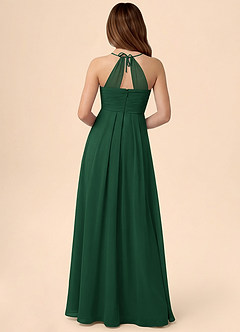 Azazie Ginny Junior Klä av A-Line i Chiffong Plisserad image4