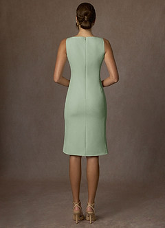 front Kennedy Dusty Sage Structured Stretch Jacket and Dress Suit Set