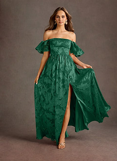 Airelle Dark Green Maxi Dress image5