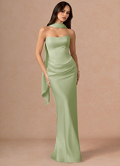 Valencia Cherry Red Maxi Dress image3