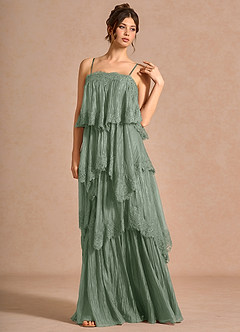 Maxi jurk Elmirae Licht Groen image5