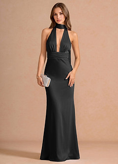 Linnea Black Maxi Dress image3