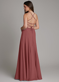 Azazie Irelia Bridesmaid Dresses Amethyst A-Line Sweetheart Neckline Chiffon Dress image6