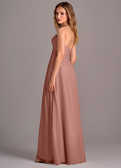 Azazie Joni Bridesmaid Dresses Cedar Rose A-Line Strapless Chiffon Convertible Dress image3