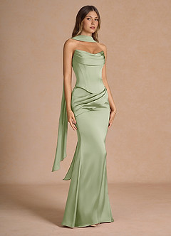 Maxi jurk Sorrel Stoffige Salie image5
