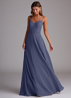 Azazie Marley Bridesmaid Dresses Stormy A-Line Off the Shoulder Chiffon Convertible Dress image5