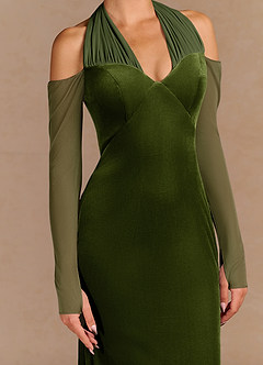 Verelith Oliva Vestido largo image5