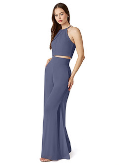 Azazie Kenzi Brautjungfernkleider Plissee Chiffon Overall/Jumpsuit Sturm image3