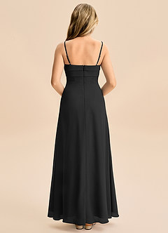 Azazie Jordyn Junior Linia A Dekolt w kształcie serca Szyfon Długość podłogi Młodsza druhna Sukienka image2