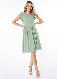 Azazie Luna Modest Bridesmaid Dresses Final Sale  image1