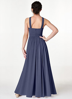 Azazie Jiya Junior Stormy A-Line Pleated Mesh Dress image2