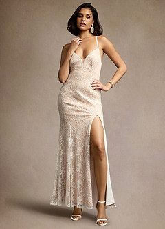 valerie asymmetrical lace maxi dress Valerie