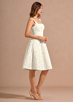 Amara Mini Klänning Fransk Vit image8