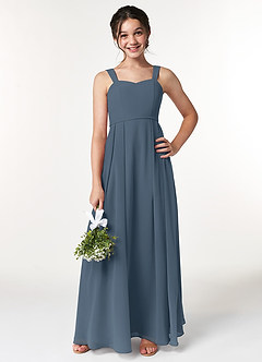 Azazie Simoan Junior Neptune A-Line Sweetheart Neckline Chiffon Dress image1