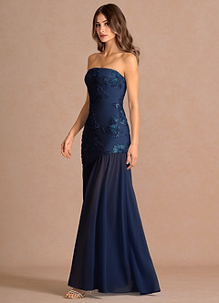 Maxi jurk Nerissa Marine image8