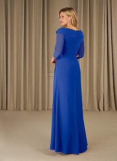 Azazie Jaycee Mother of the Bride Dresses A-Line Chiffon Floor-Length Dress image4