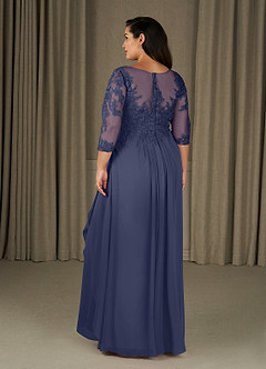 Azazie Calanthe Mother of the Bride Dresses Stormy A-Line Scoop Chiffon Dress image7