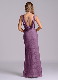 Azazie Rylina Final Sale Wisteria Mermaid Floral Burnout Dress image2