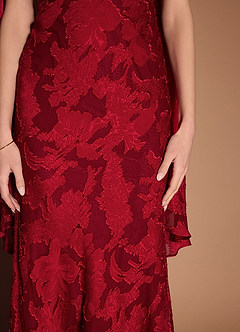 Robe Longue Rouge Rubis Monika image5