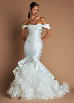 Maxi jurk Diana Wit image3