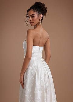 Vestido Perla De Marfil Largo Chasity image7