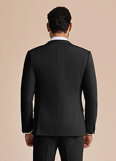 front William Black Comfort Blend  Suit Jacket