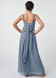 Azazie Kora Junior Twilight A-Line Pleated Chiffon Dress image2