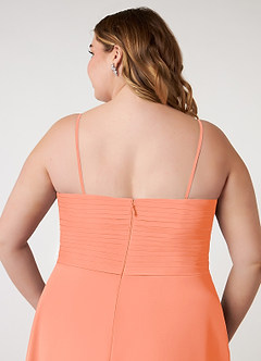Azazie Arabella Allure Abiti da Damigella Abito Convertibile A-Line in Chiffon Scollo a Cuore Tramonto image15
