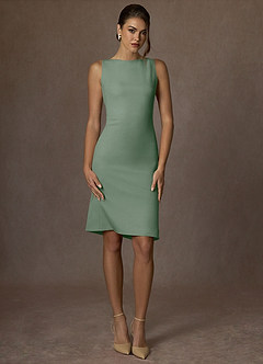 front Kennedy Matcha Completo giacca elasticizzata strutturata e abito elegante