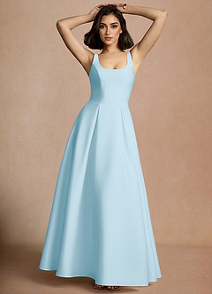 Olivia Sky Blue Maxi Dress image3