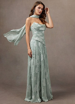 Dominica Frosted Sage Maxi Dress image7