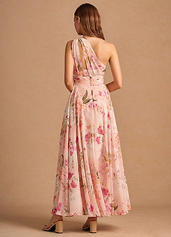 Robe Maxi Bouquet Florale Abstrait Noelle image2