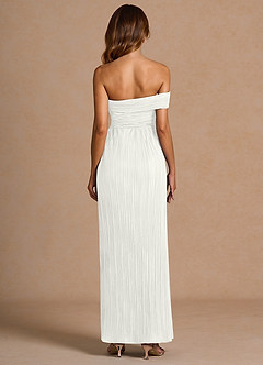 Robe Longue Blanc Isolde image2