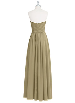 Azazie Yazmin Brautjungfernkleider Wandelbar A-Linie Herzausschnitt Chiffon Kleid Moosgrün image9