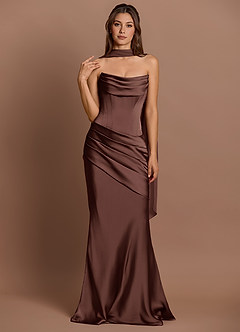 Vestido Moca Coco Largo Pelagia image4