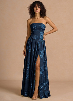 Isaura Navy Maxi Dress image4